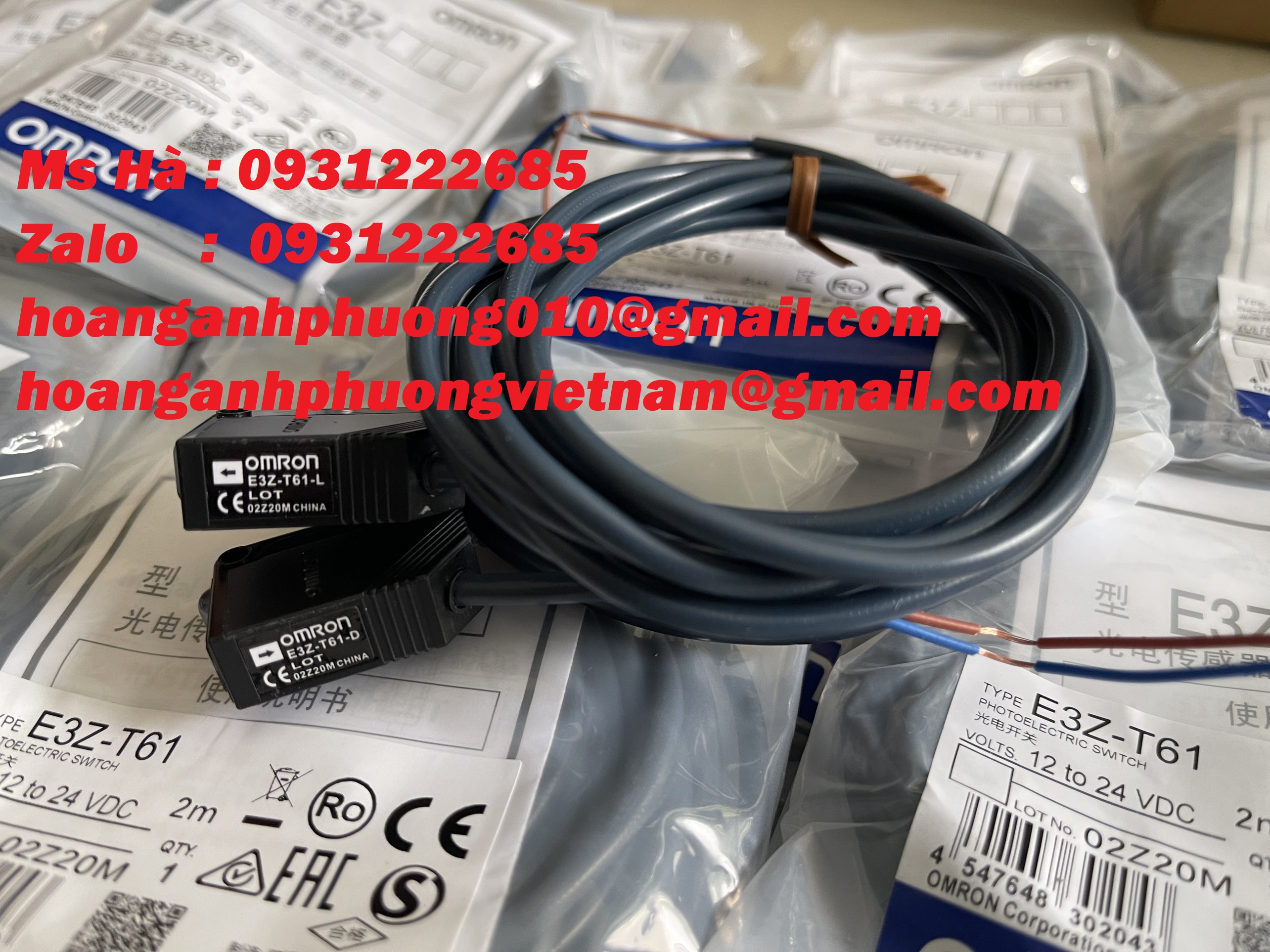 Thu phát độc lập E3Z-T61 2M dòng Omron - mới 100%