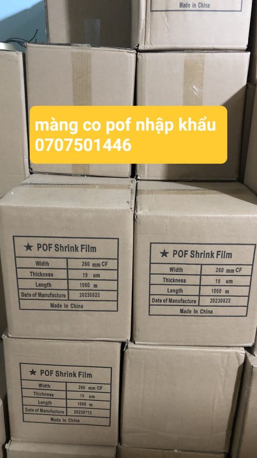 bán màng co pof gập đôi 2 lớp nhập khẩu 10%%