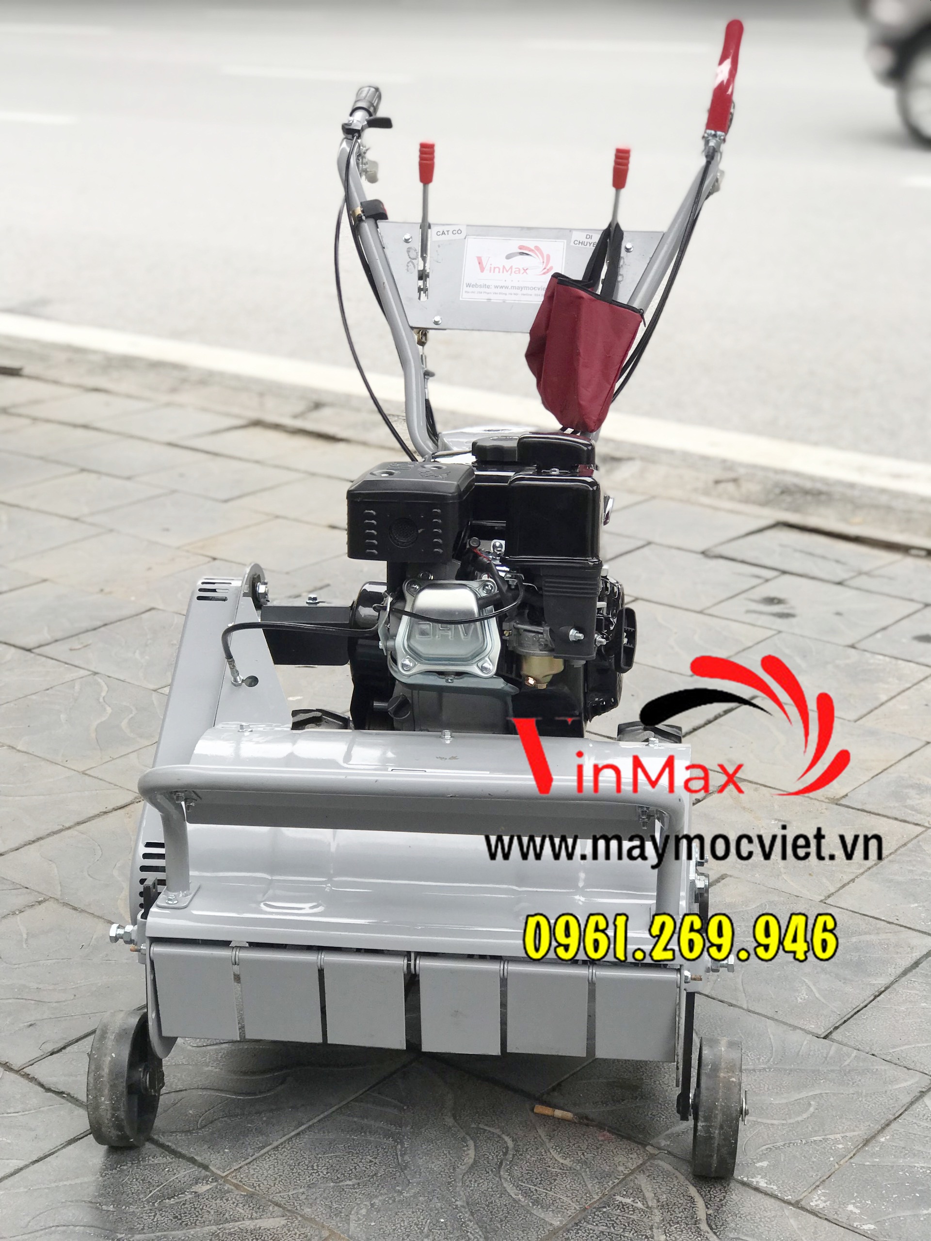 Máy cắt cỏ trục băm Kawasaki TB50 đường cắt 50cm động cơ 7HP