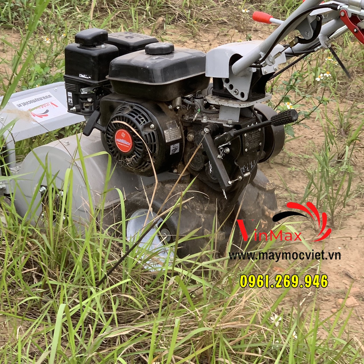 Máy cắt cỏ trục băm Kawasaki TB50 đường cắt 50cm động cơ 7HP