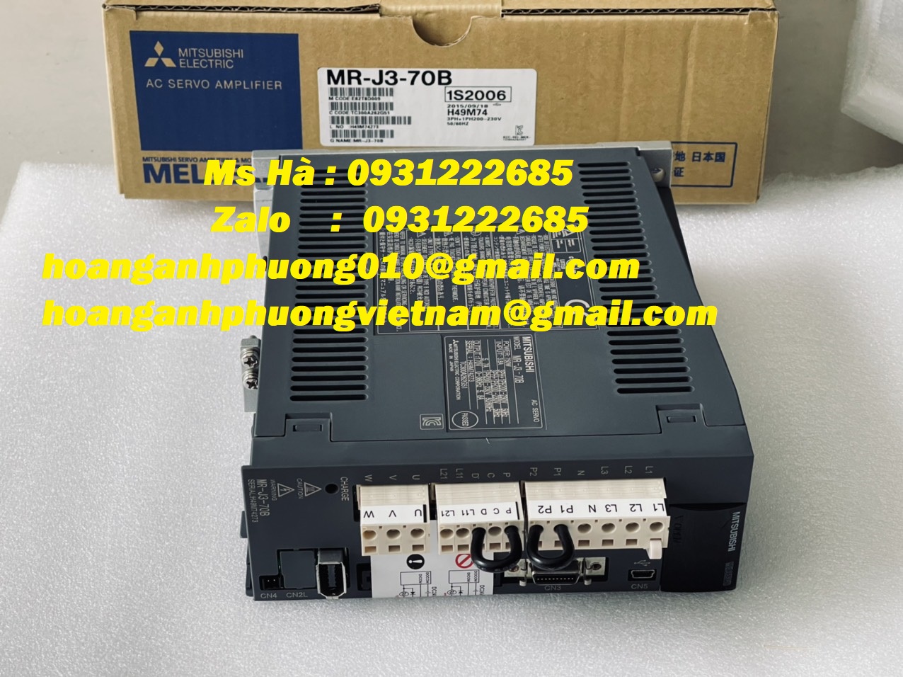 MITSUBISHI 700W giá tốt hiện nay MR-J3-70B bộ điều khiển