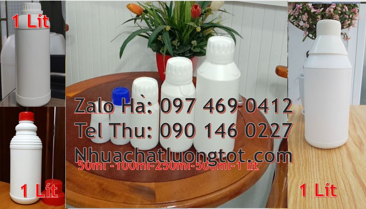 Bán chai nhựa 0.5l có nắp thoát khí giá rẻ,chai nhựa 1l đựng hóa chất