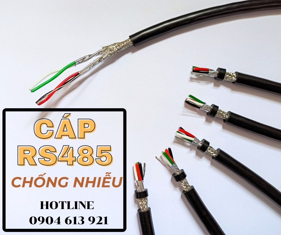 Cáp tín hiệu RS485 chống nhiễu 1 pair 18