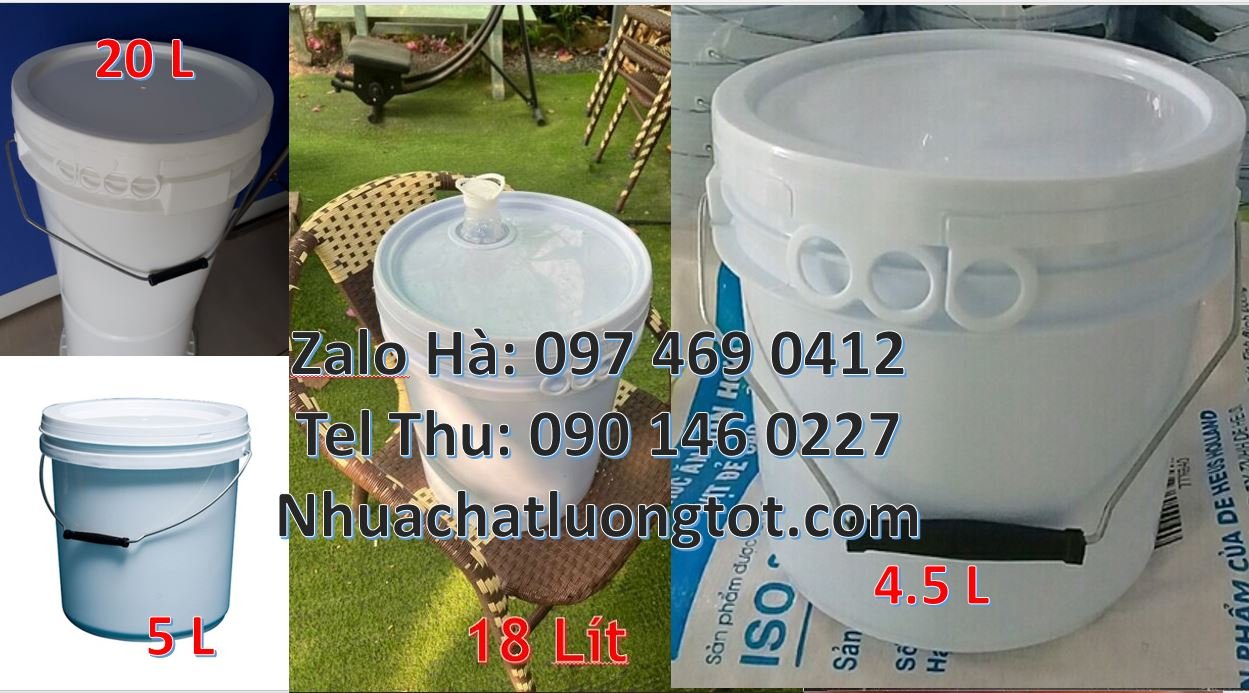 Bán thùng đựng sơn 25l có nắp chiết rót quai sắt,vỏ thùng sơn 18l rẻ