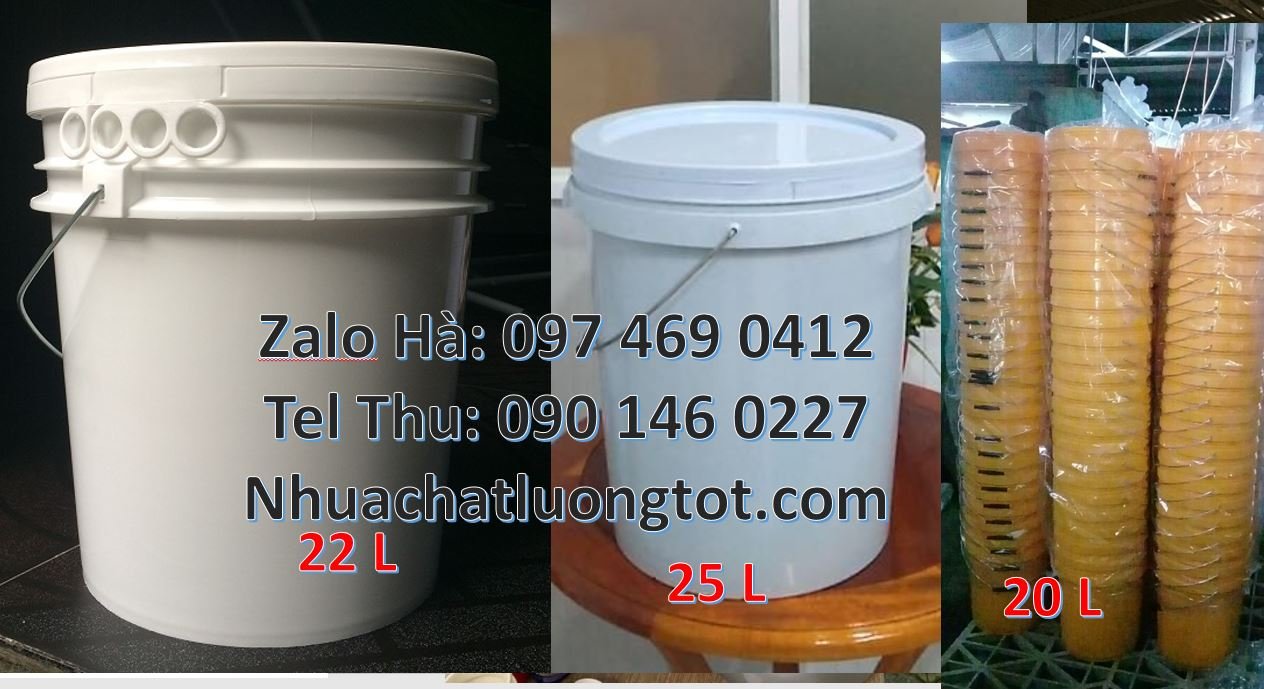 Bán thùng đựng sơn 25l có nắp chiết rót quai sắt,vỏ thùng sơn 18l rẻ