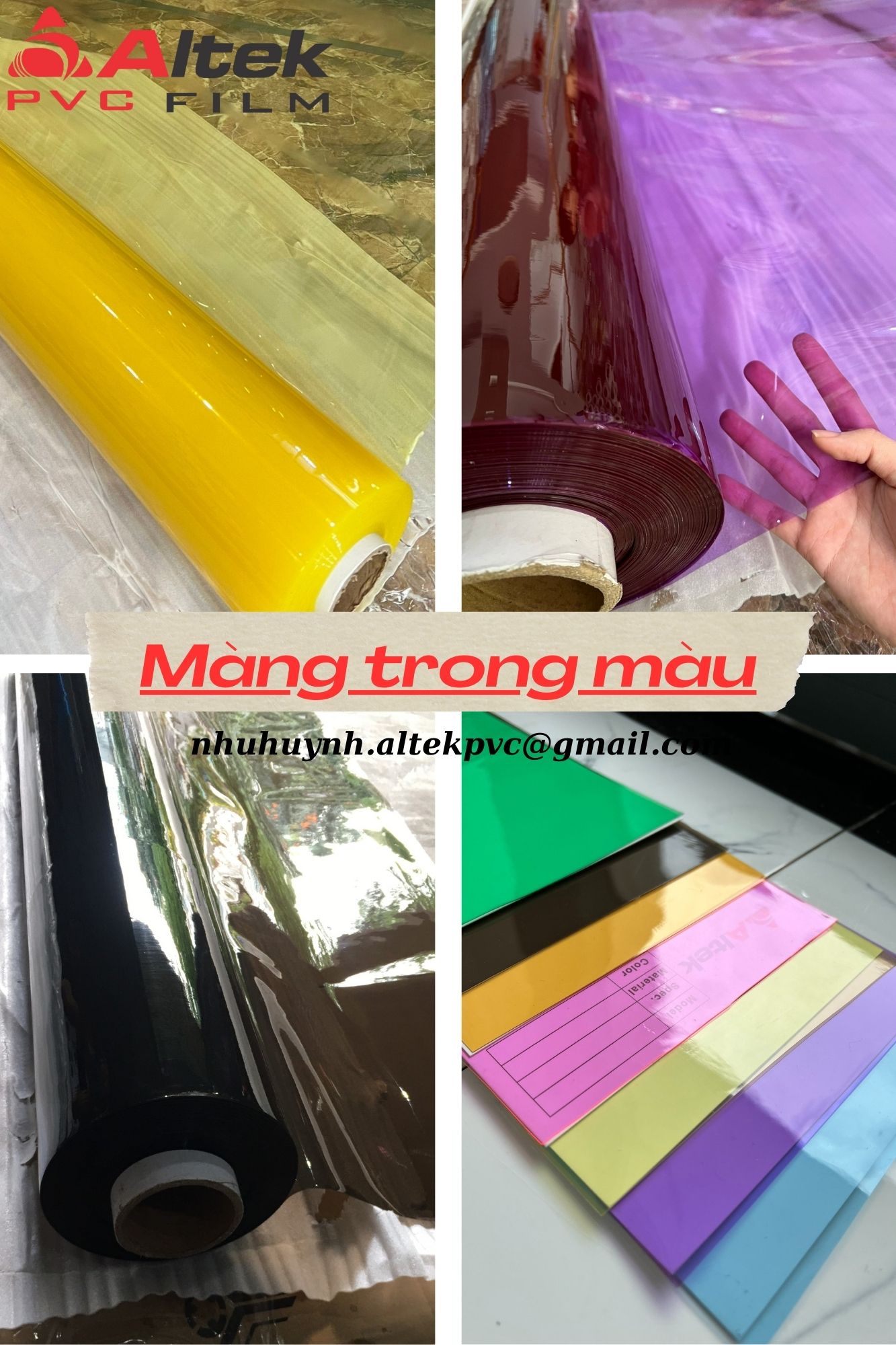 Màng nhựa pvc dẻo dày 0.3mm hàng sẳn tại kho bình tân