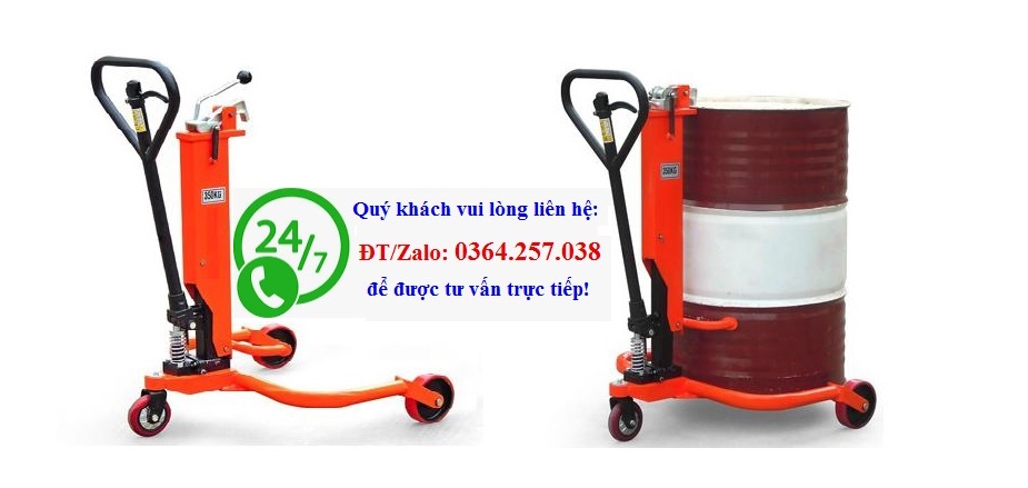 Xe nâng di chuyển phuy (xe nâng kẹp phuy) Niuli, giao hàng trên TQ