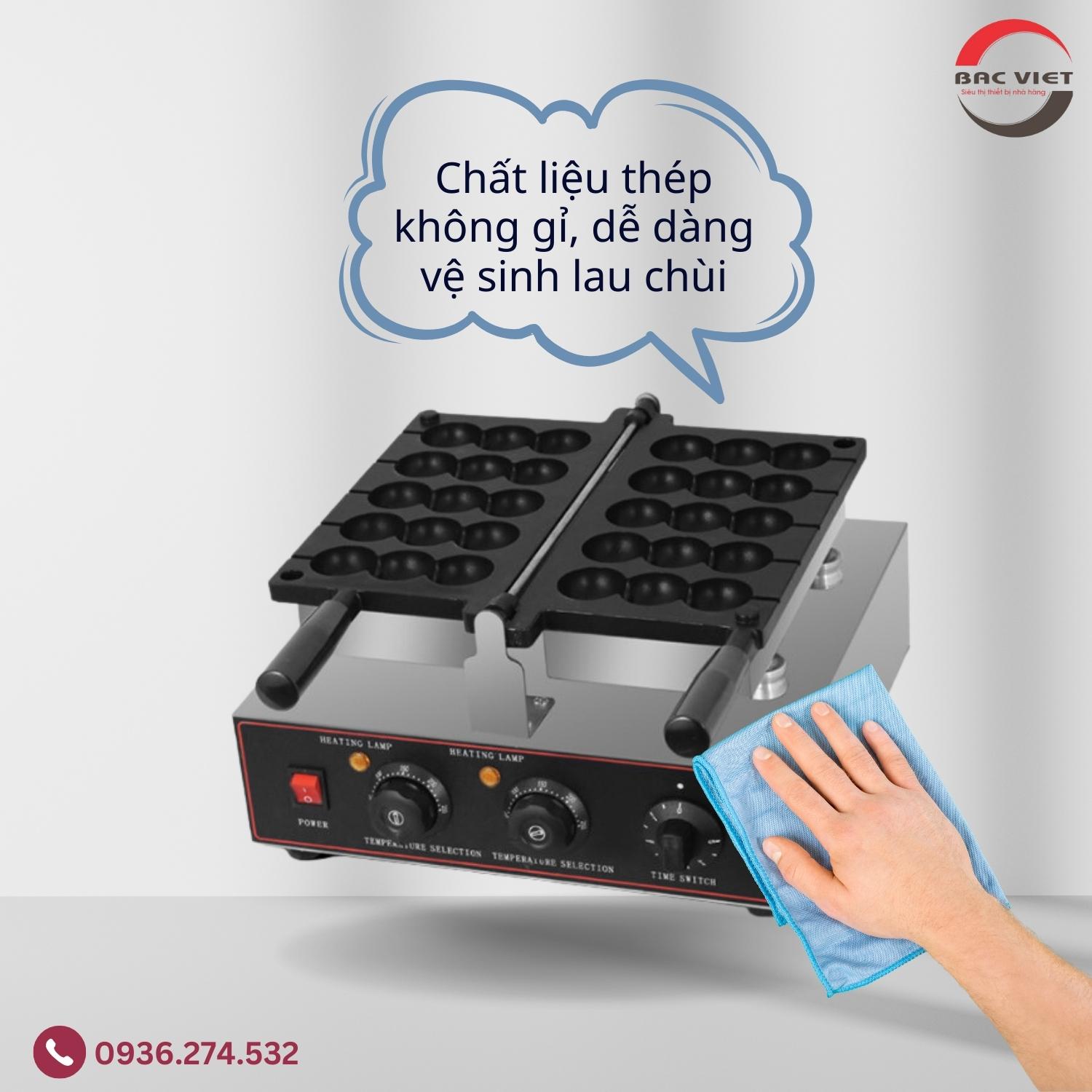 Máy làm bánh hồ lô 3 siêu tiện lợi - Bảo hành 12 tháng