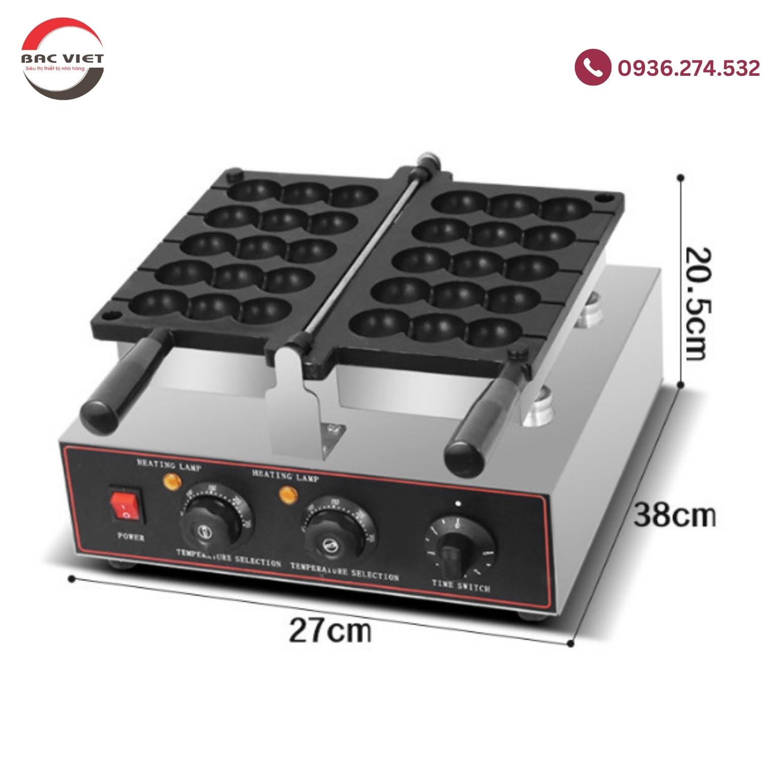 Máy làm bánh hồ lô 3 siêu tiện lợi - Bảo hành 12 tháng