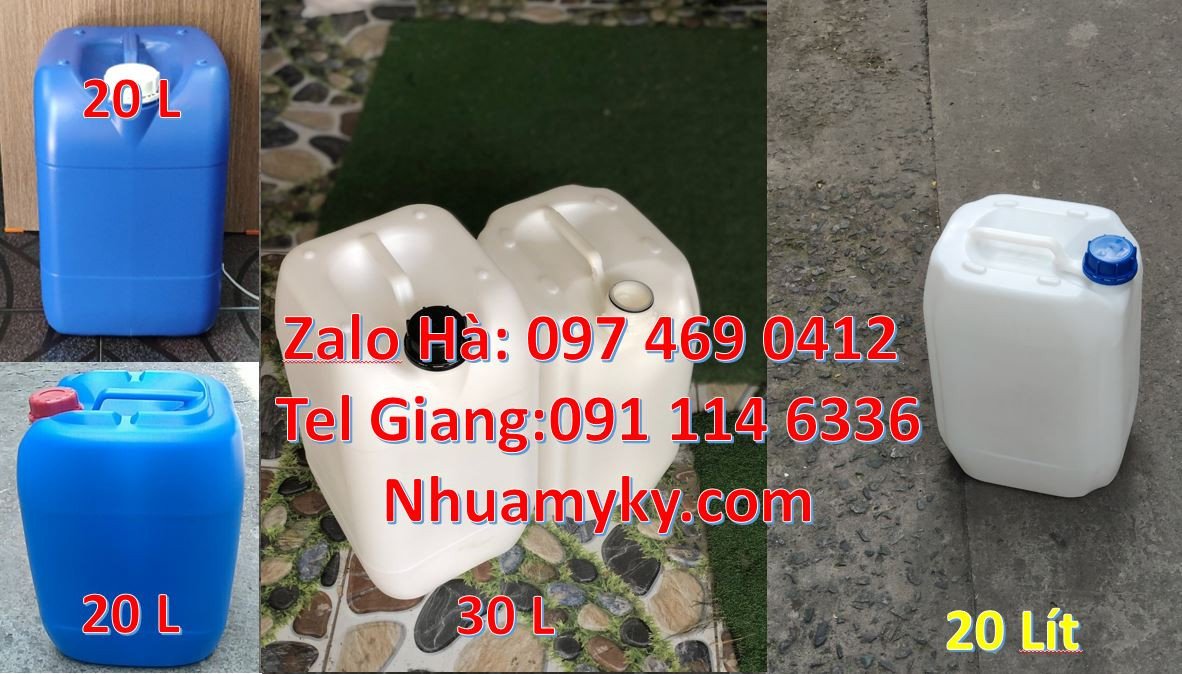 Bán can nhựa 25l có nắp thoát khí đựng chất lỏng,can nhựa 30l đựng xăn