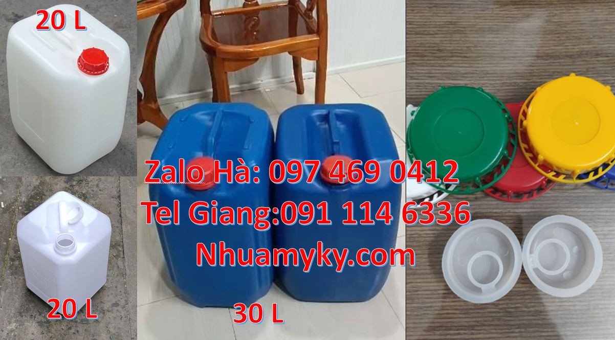 Bán can nhựa 25l có nắp thoát khí đựng chất lỏng,can nhựa 30l đựng xăn