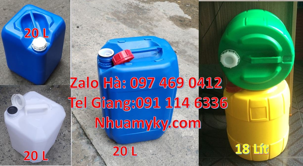 Bán can nhựa 25l có nắp thoát khí đựng chất lỏng,can nhựa 30l đựng xăn