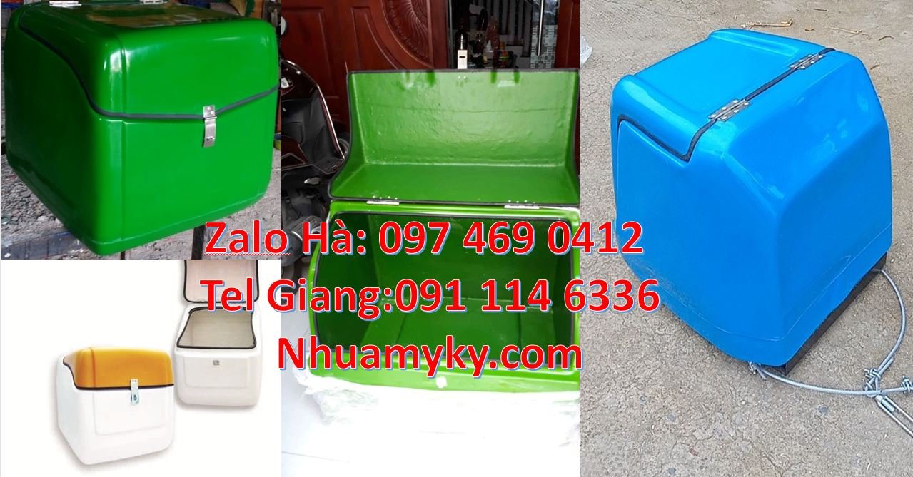 Bán thùng giao hàng sau xe máy chất lượng cao,thùng giao đồ ăn nhanh