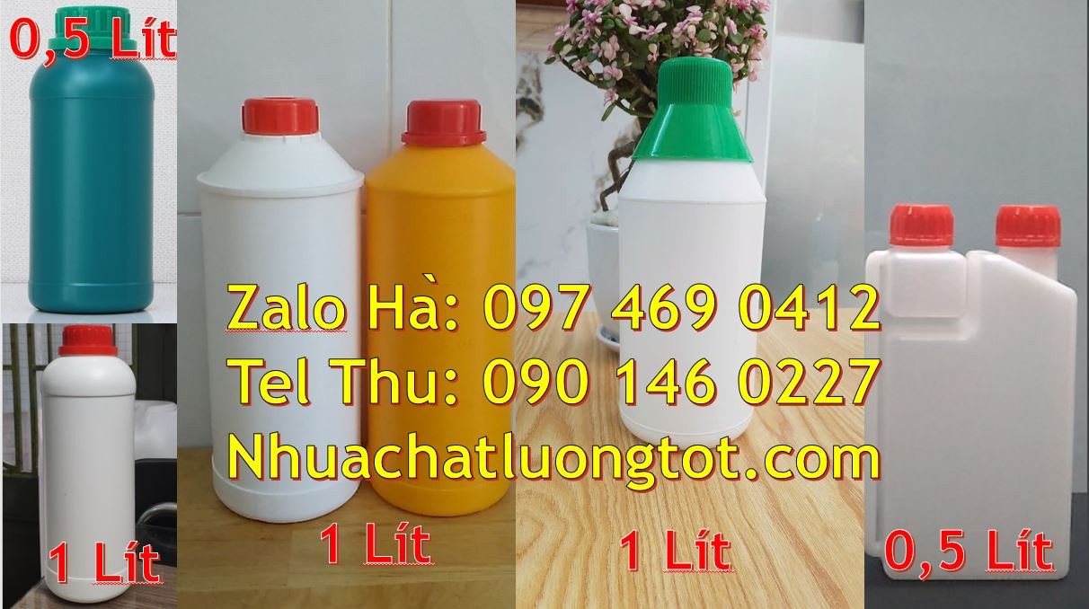 Bán chai nhựa 1l có nắp thoát khí,chai nhựa 0.5l đựng thực phẩm giá rẻ