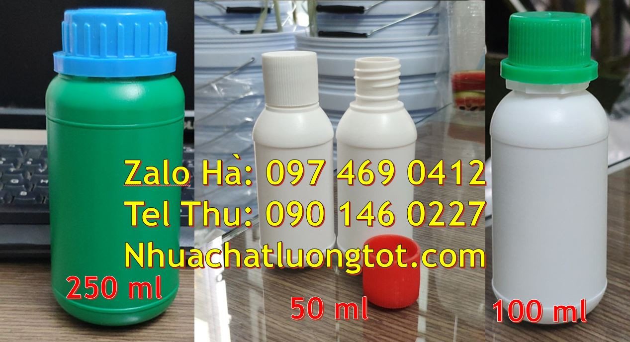 Bán chai nhựa 50ml có nắp thoát khí,chai nhựa 30ml đựng thuốc bảo vệ t