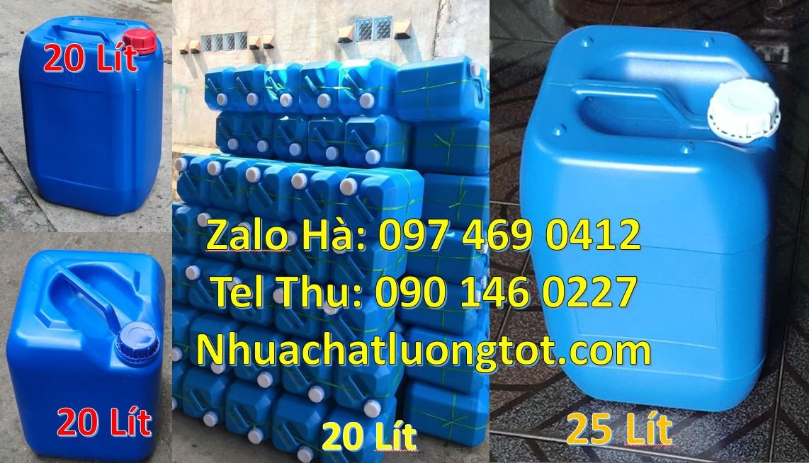 Bán can nhựa 30l có nắp thoát khí giá rẻ,can nhựa 20l đựng hóa chất rẻ
