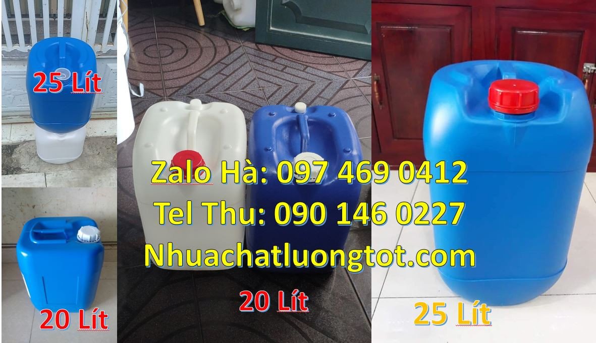 Bán can nhựa 30l có nắp thoát khí giá rẻ,can nhựa 20l đựng hóa chất rẻ
