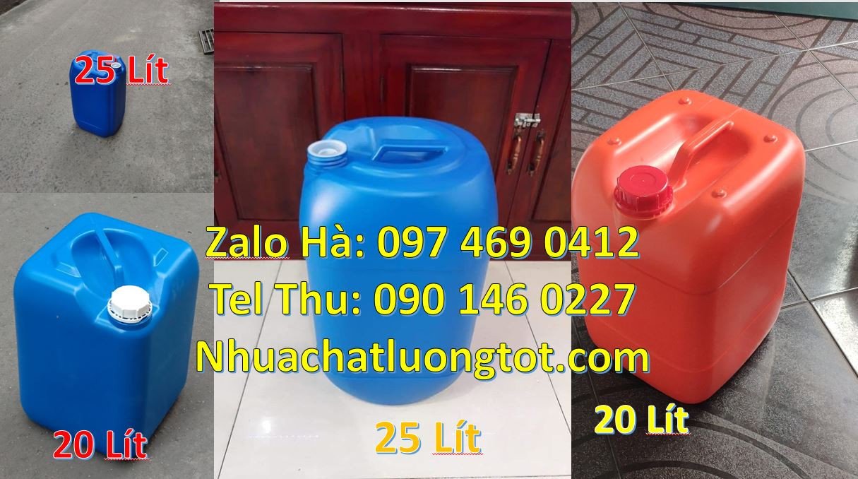 Bán can nhựa 30l có nắp thoát khí giá rẻ,can nhựa 20l đựng hóa chất rẻ