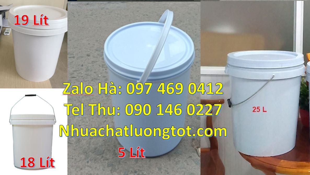 Bán thùng đựng sơn 25l có nắp chiết rót,thùng sơn 30l quai sắt nắp đậy