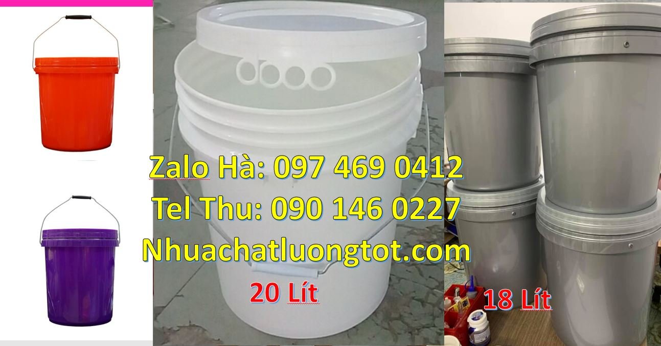 Bán thùng đựng sơn 25l có nắp chiết rót,thùng sơn 30l quai sắt nắp đậy