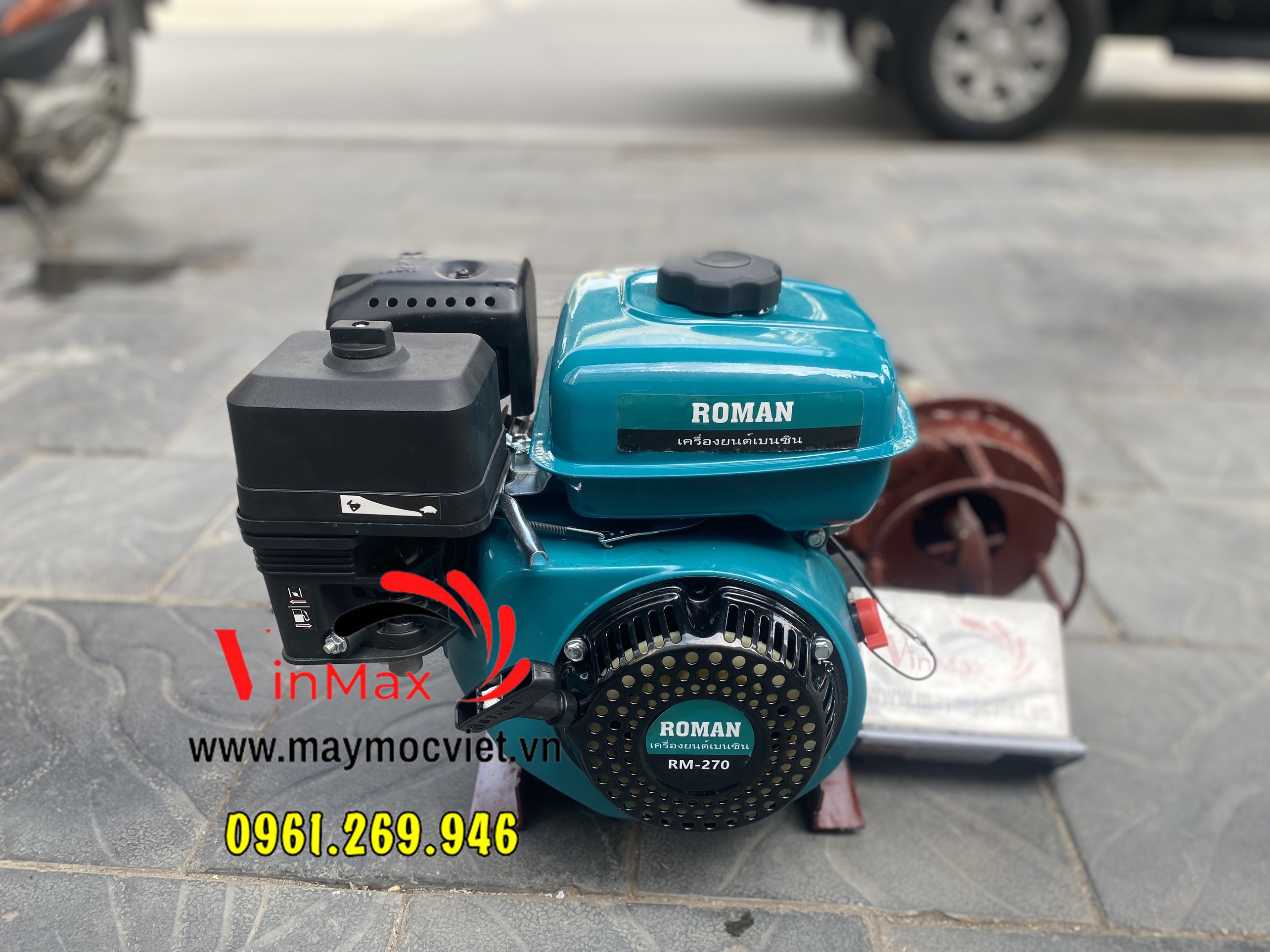 Máy hút chất thải bioga, bùn ao cáp mềm 3m động cơ xăng 6,5HP
