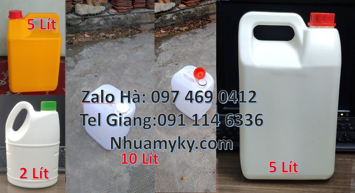 Bán can nhựa 5l có nắp thoát khí,can nhựa 10l đựng xăng dầu hóa chất
