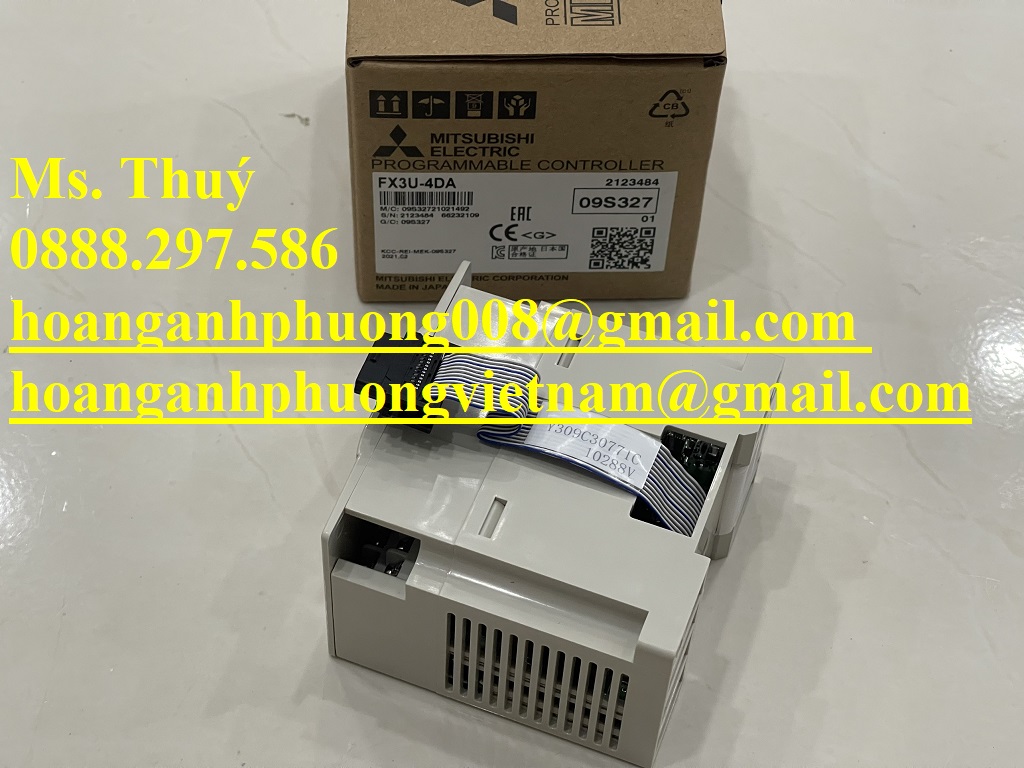 Chính hãng - Module Mitsubishi FX3U-4DA - Freeship toàn quốc