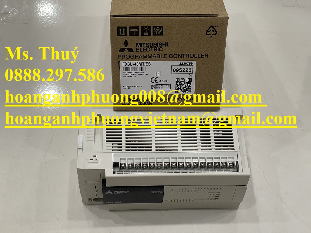 Mitsubishi FX3U-48MT/ES - Bộ lập trình PLC - Nhập khẩu Japan