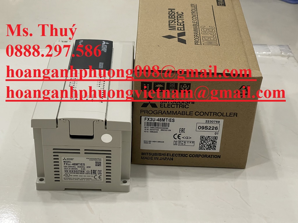 Mitsubishi FX3U-48MT/ES - Bộ lập trình PLC - Nhập khẩu Japan