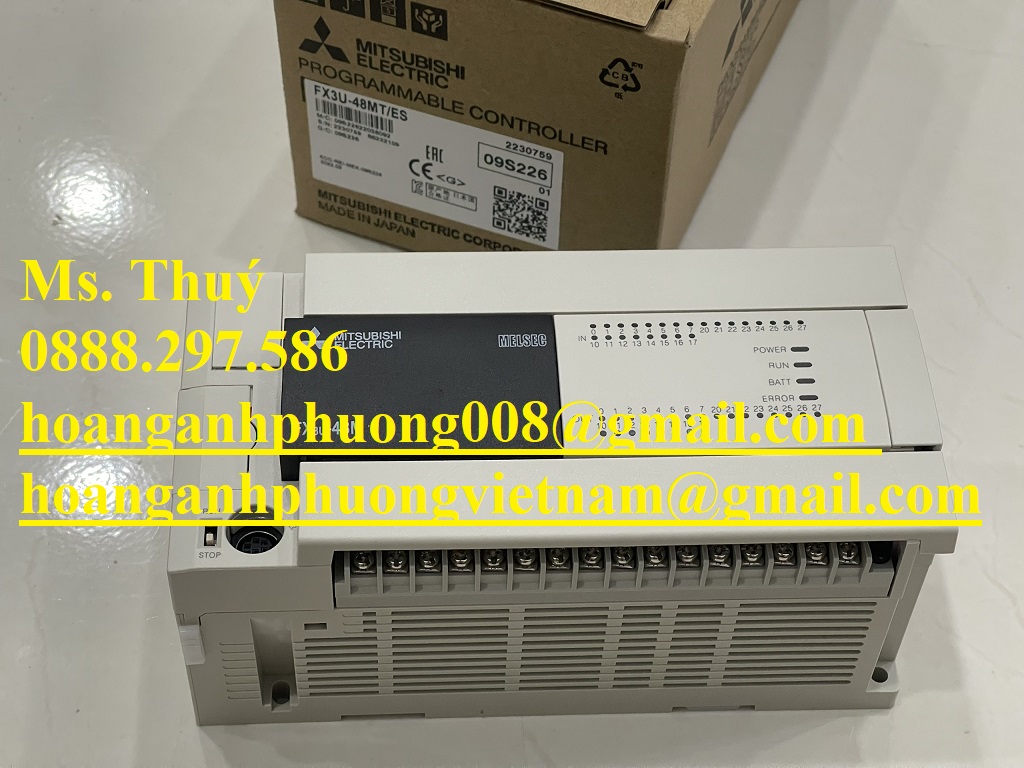 Mitsubishi FX3U-48MT/ES - Bộ lập trình PLC - Nhập khẩu Japan