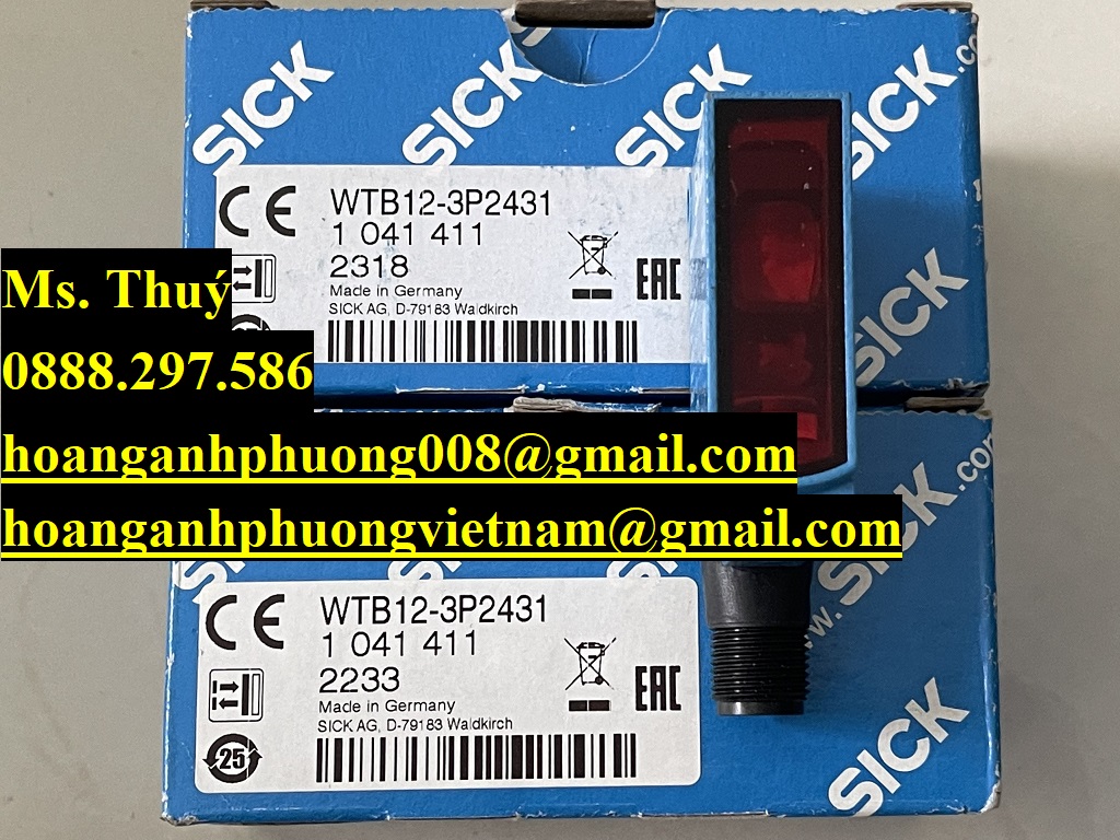Cảm biến quang Sick WTB12-3P2431 - Mới 100% - Toàn quốc