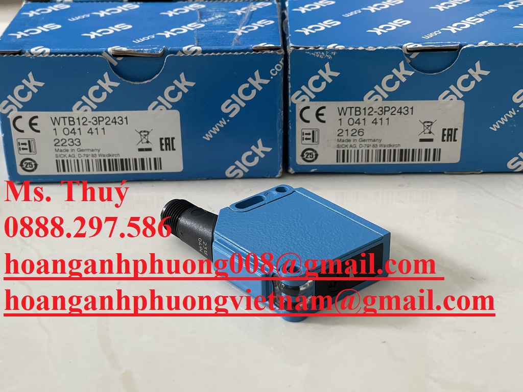 Cảm biến quang Sick WTB12-3P2431 - Mới 100% - Toàn quốc
