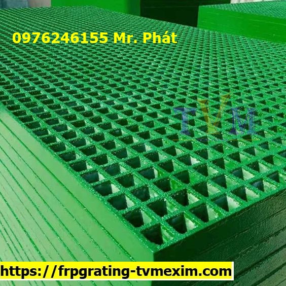 Tấm ốp chống trượt frp màu vàng nhám, bậc thang frp không rỉ sét