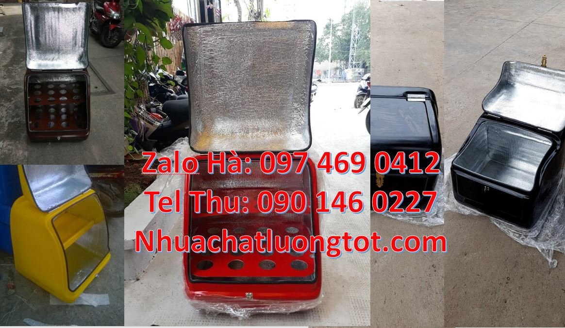 Bán thùng giao hàng đồ ăn nước uống,thùng giao hàng sau xe máy giá rẻ