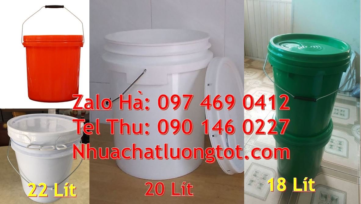 Bán thùng đựng sơn 10l có quai xách,thùng sơn 25l đựng chất lỏng nông