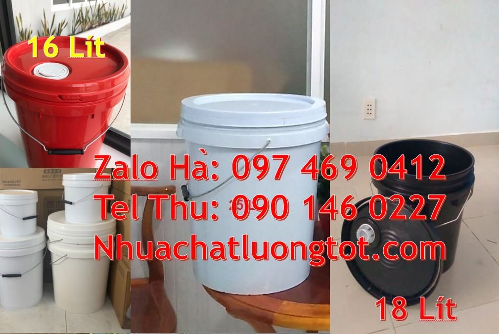 Bán thùng đựng sơn 10l có quai xách,thùng sơn 25l đựng chất lỏng nông