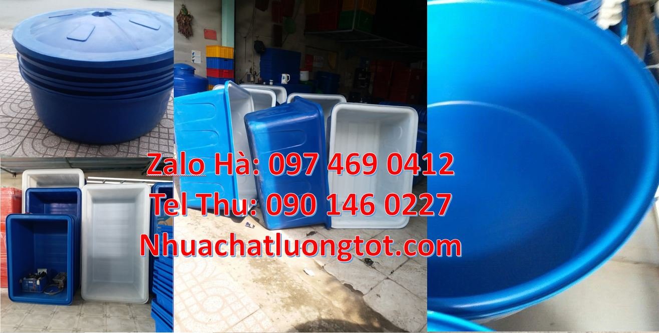 Bán thùng nhựa đựng nước 1000l hình tròn,thùng chứa nước hình chữ nhật