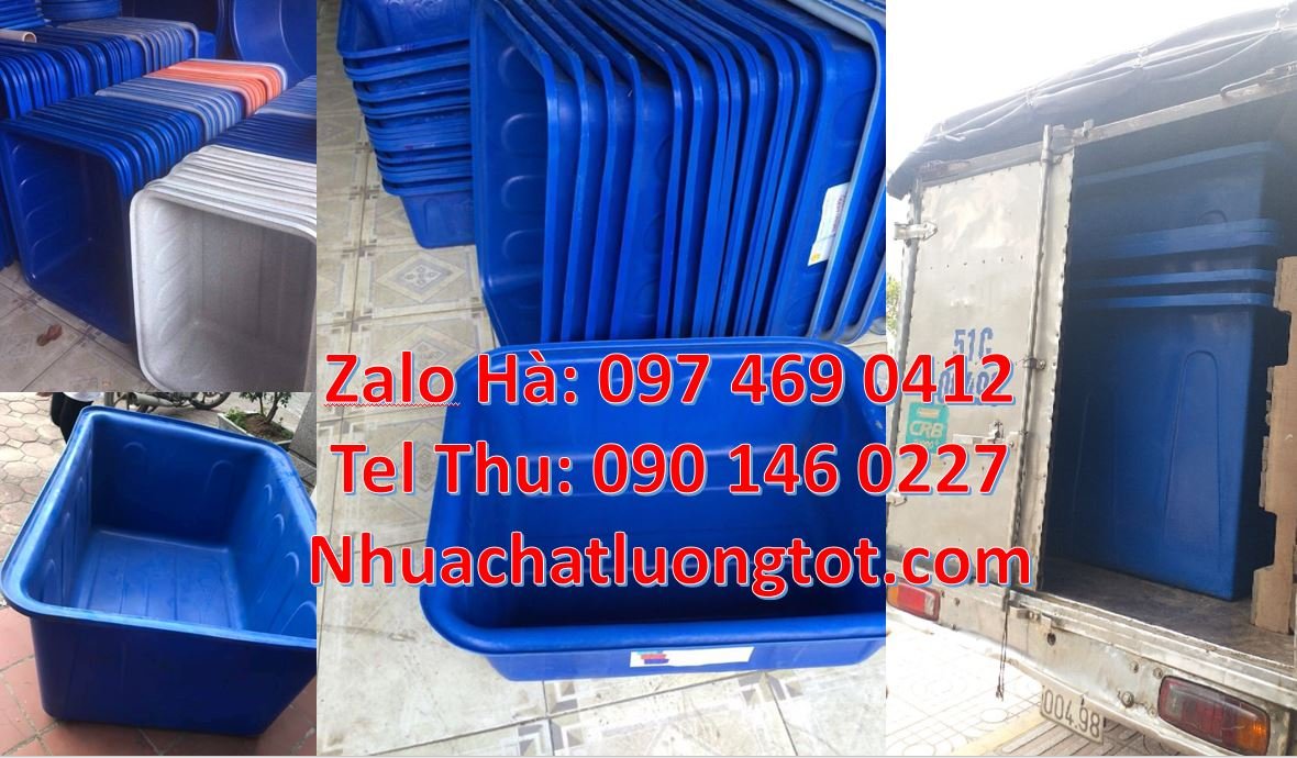 Bán thùng nhựa đựng nước 1000l hình tròn,thùng chứa nước hình chữ nhật