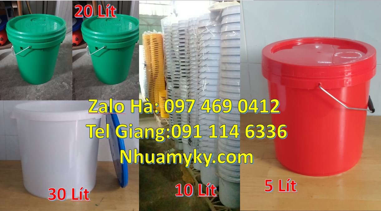 Bán thùng đựng sơn 25l có nắp chiết rót đựng hóa chất,thùng sơn 30l re