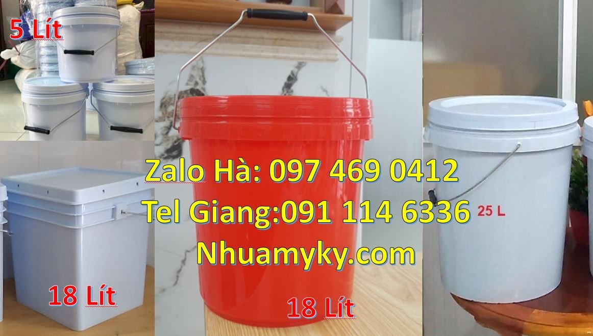 Bán thùng đựng sơn 25l có nắp chiết rót đựng hóa chất,thùng sơn 30l re