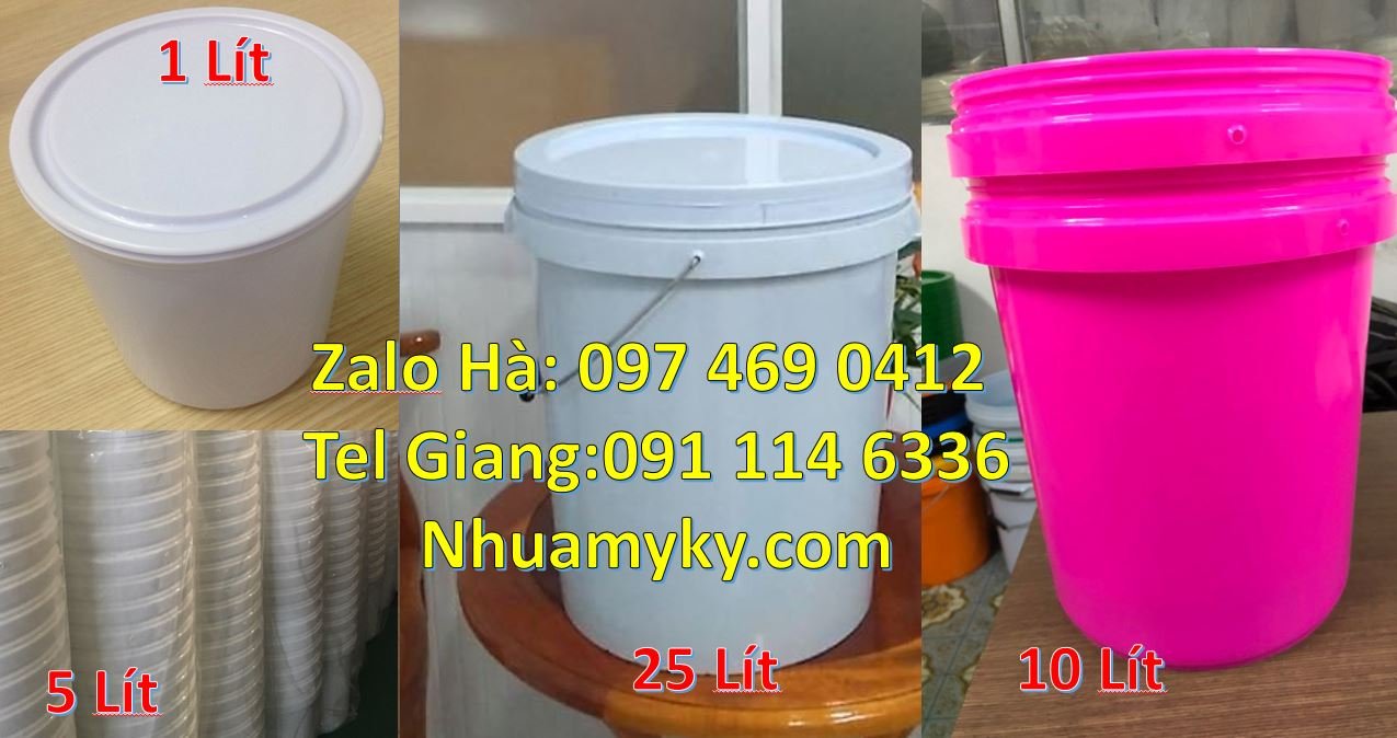 Bán thùng đựng sơn 25l có nắp chiết rót đựng hóa chất,thùng sơn 30l re