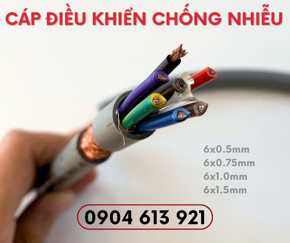 Cáp điều khiển, cáp tín hiệu 7x0.5mm/7x0.75mm/7x1.0mm/7x1.5mm