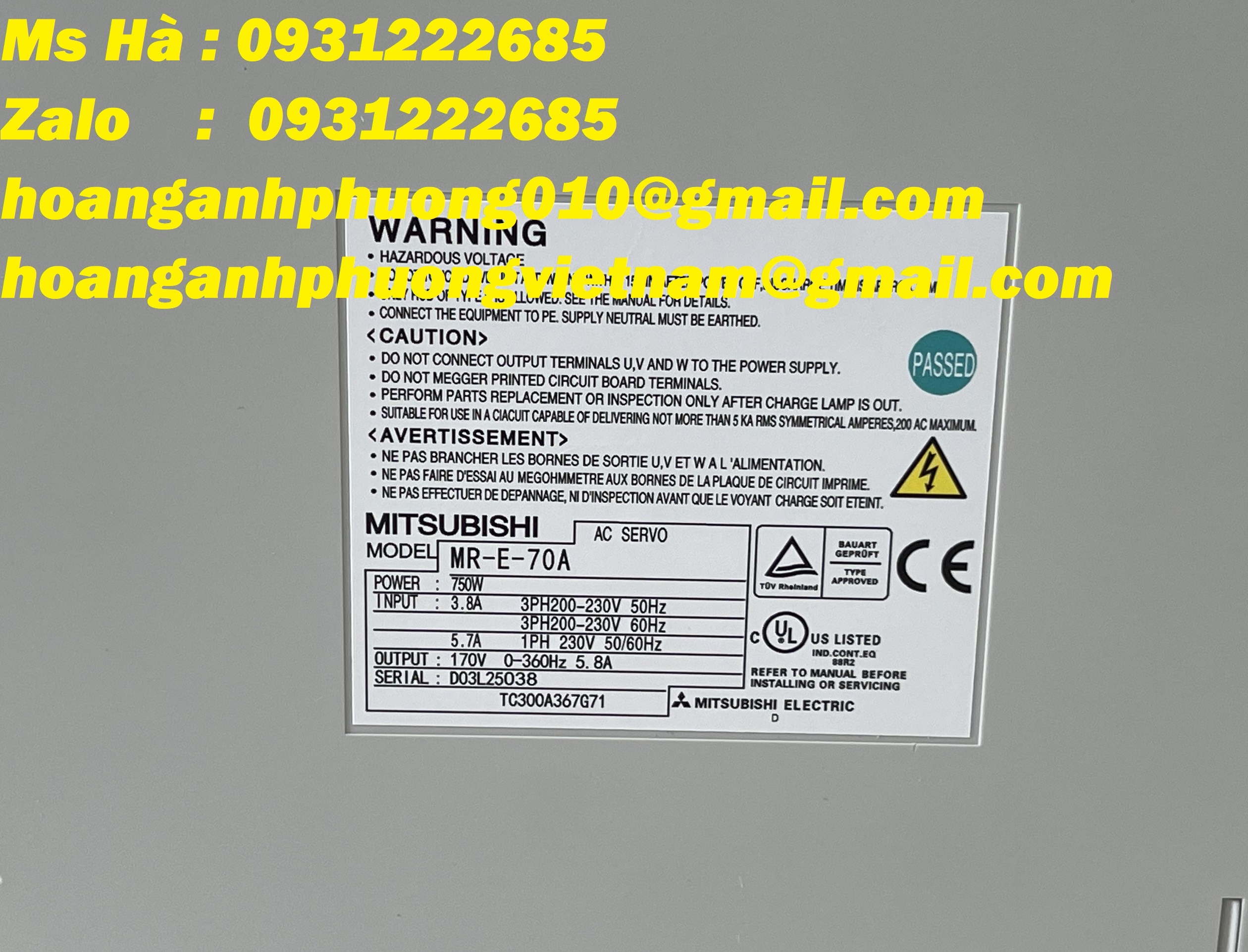 MITSUBISHI MR-E-70A bộ điều khiển chính hãng - hàng mới 100%