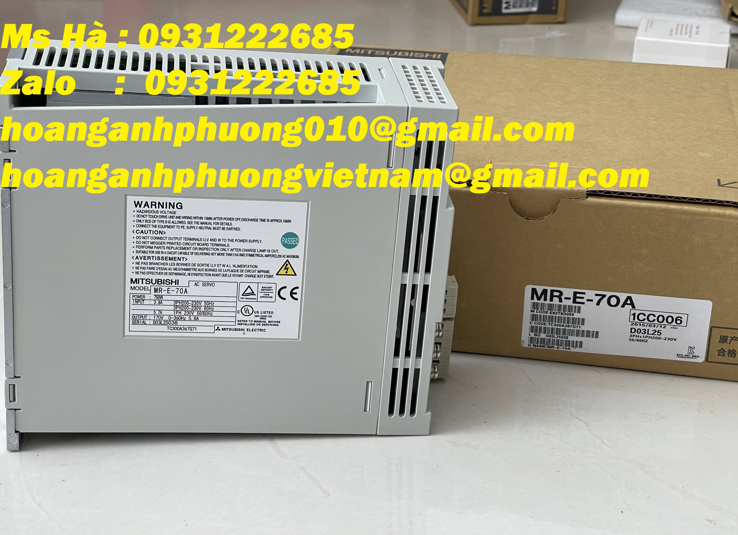 MITSUBISHI MR-E-70A bộ điều khiển chính hãng - hàng mới 100%