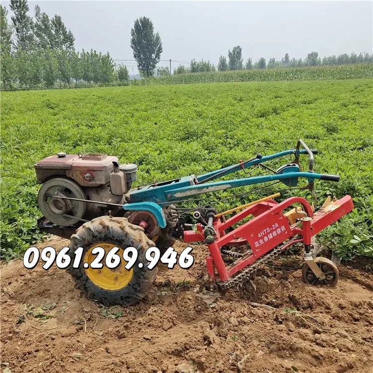 Dàn thu hoạch lạc gắn máy cày dắt tay 8HP-10HP Sumo  SM40