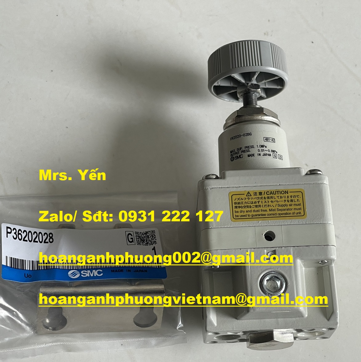 Van điều áp SMC  IR2020-02BG  Hàng mới giá nhập tốt tại Bình Dương