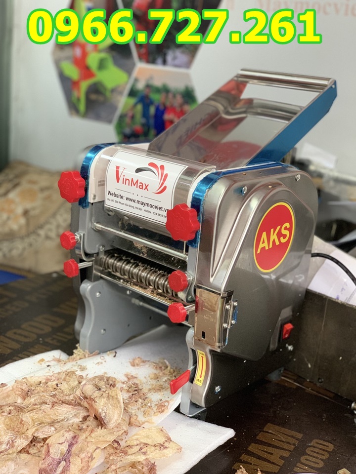 Máy cán thịt bò khô, mực khô