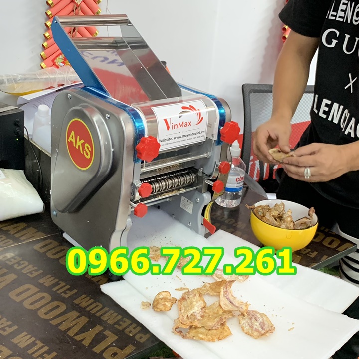 Máy cán thịt bò khô, mực khô