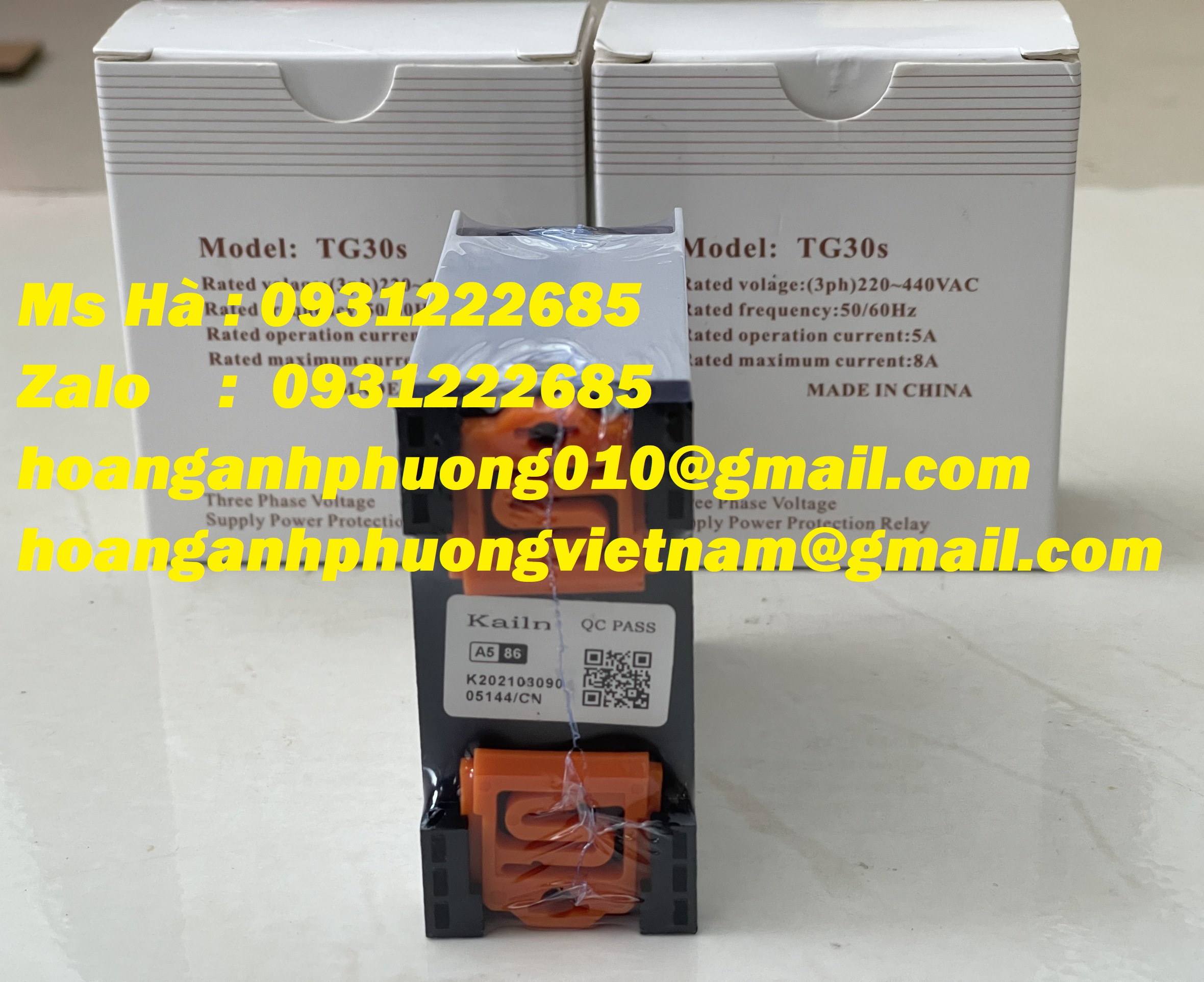 TG30S 220-440V hãng Kailn - relay bảo vệ - ưu đãi về giá hiện nay