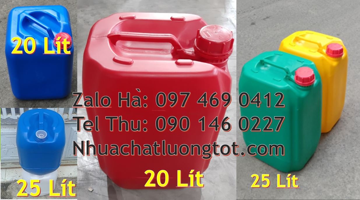 Bán can nhựa 30l có nắp thoát khí đựng hóa chất giá rẻ,can nhựa 20l mo